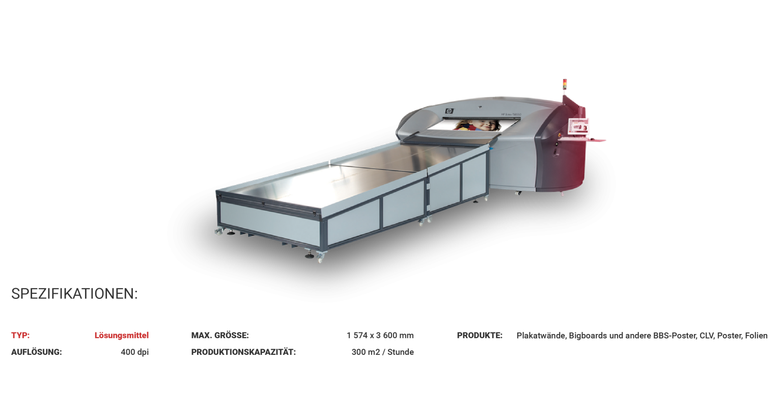 HP SCITEX TJ 8350 www.kpkprint.de