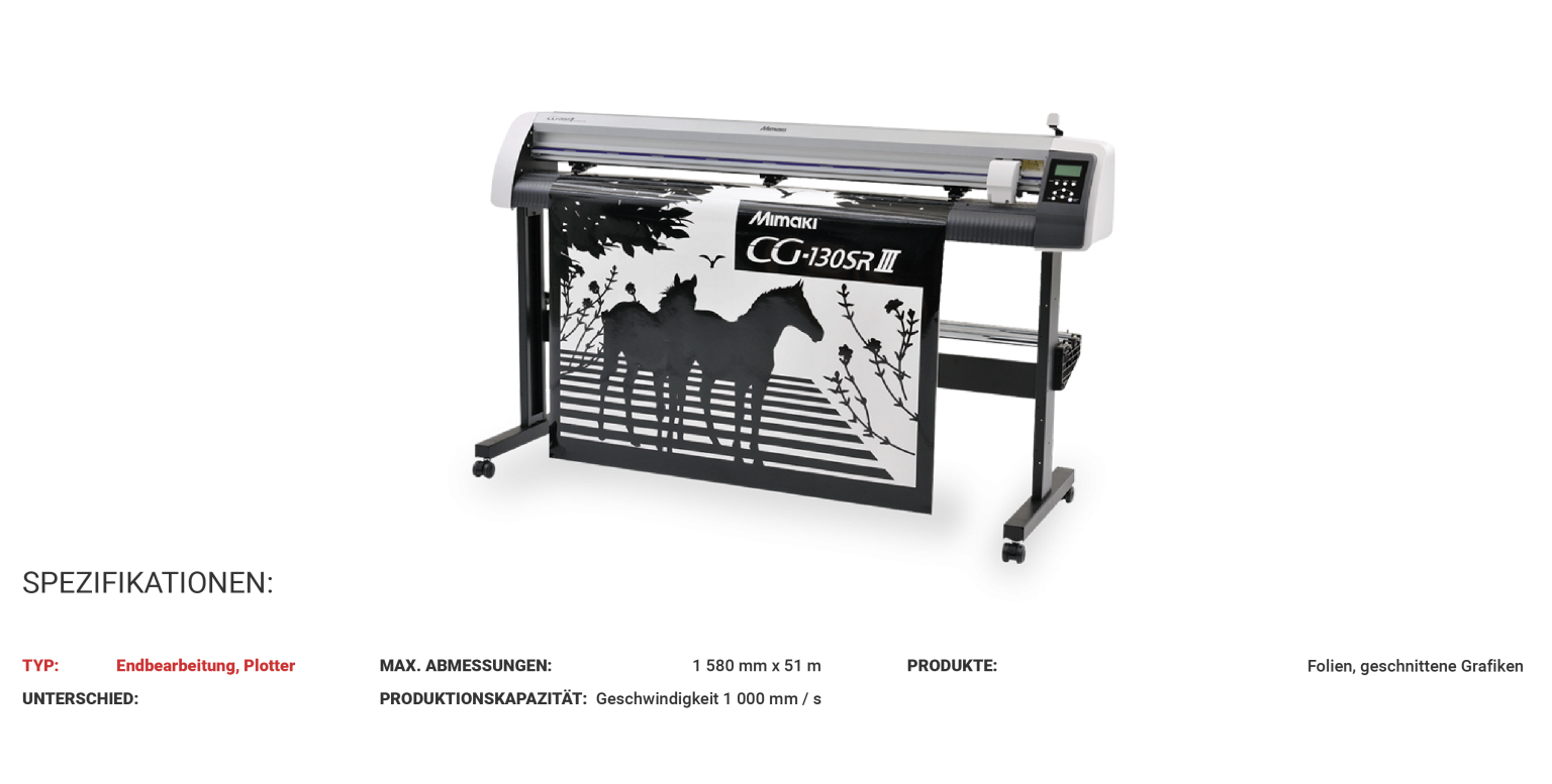 MIMAKI FX130 www.kpkprint.de